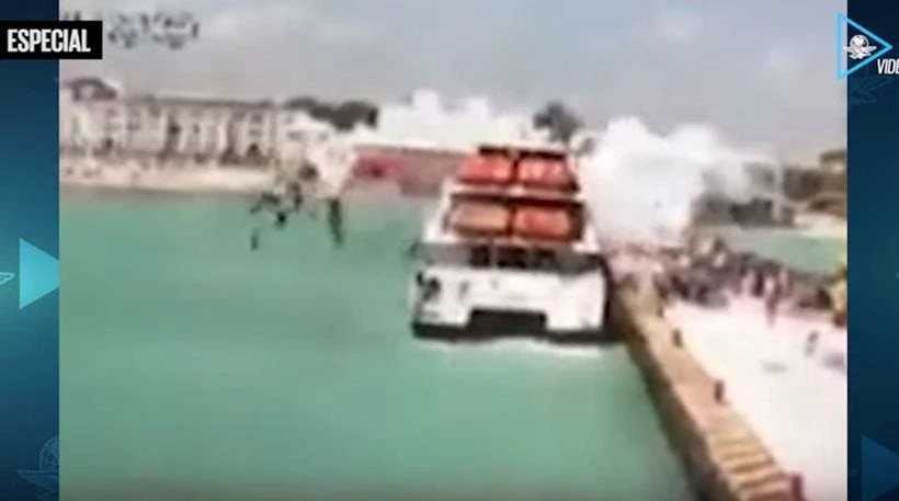 Τρομακτικό βίντεο: Έκρηξη σε πλοίο στην Καραϊβική – Εκσφενδονίζονται άνθρωποι από τα παράθυρα